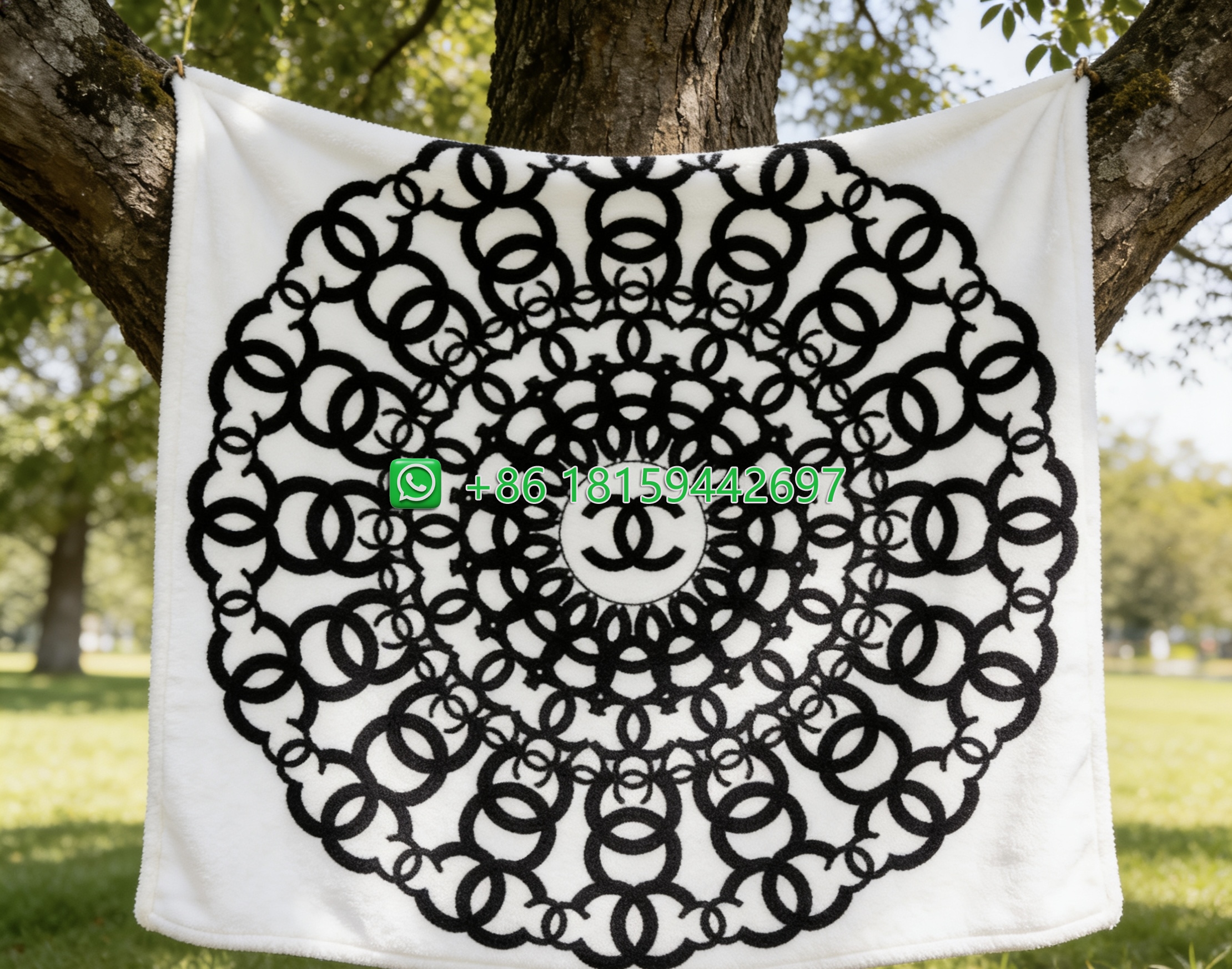 Chanel Throw Blankets